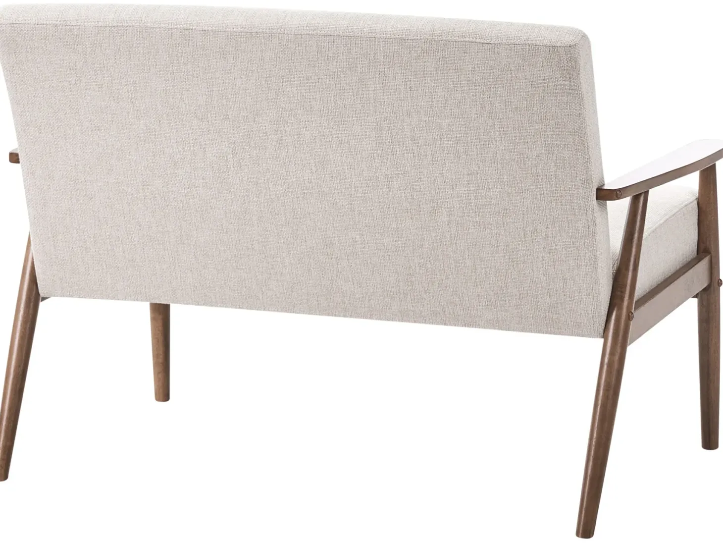 Sofa 2 personers ESRUM Mørkebrun/beige