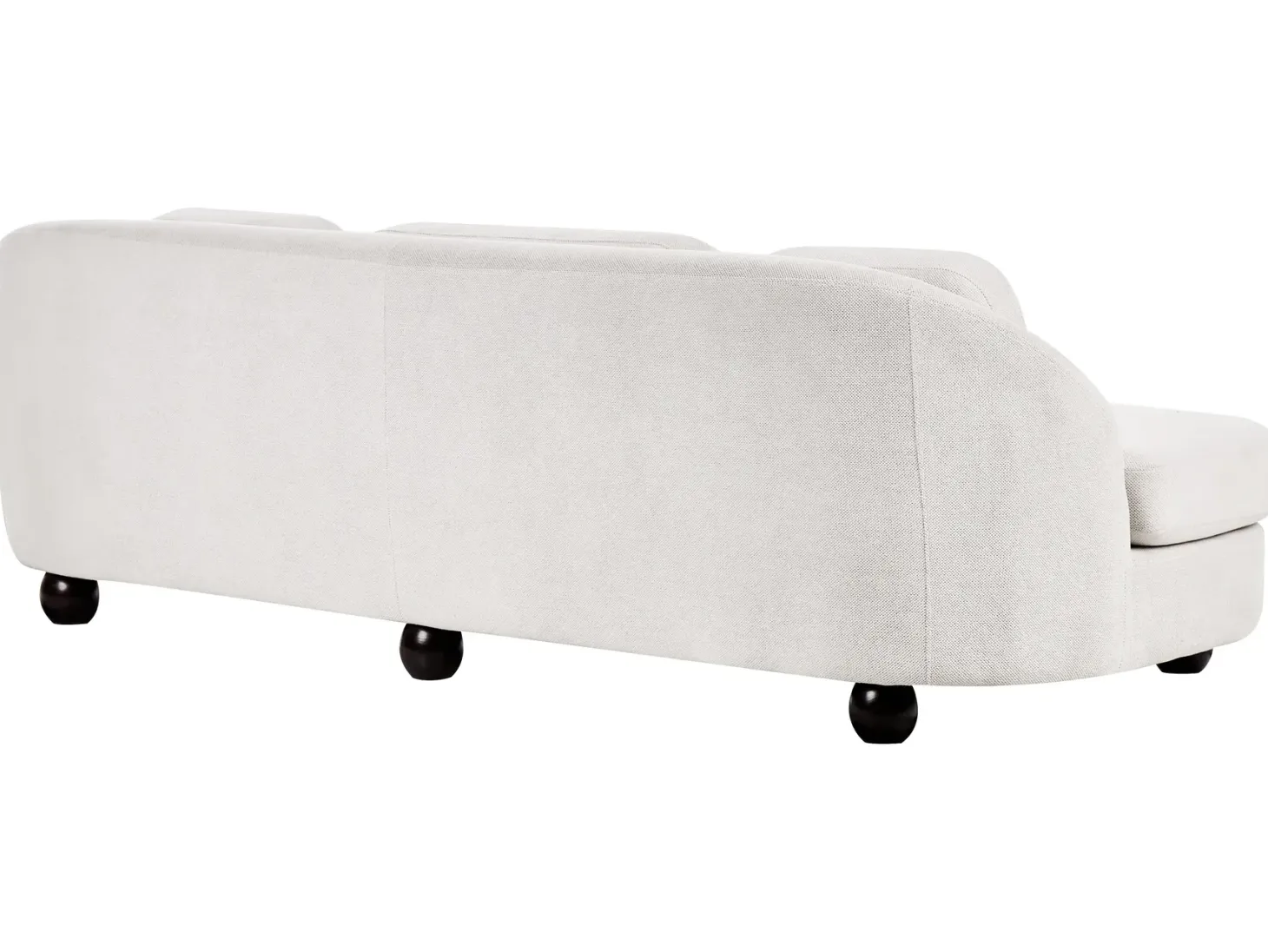 Sofa 3 personers FANSEN Cremehvid med pude
