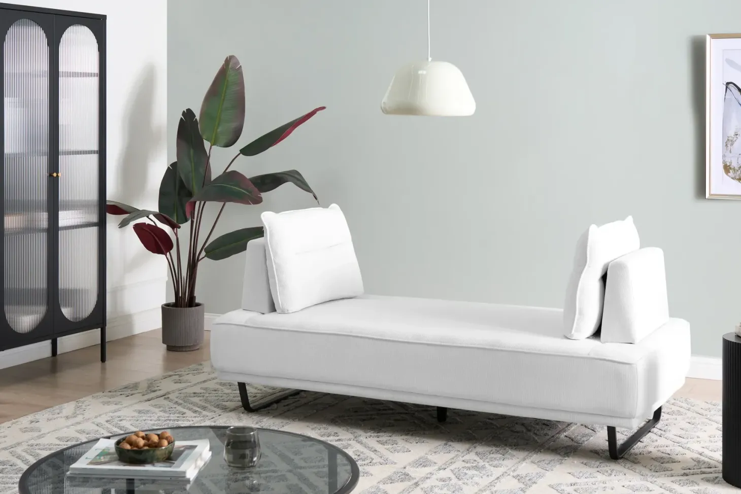 Sofa 3 personers FAXEN Hvid
