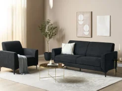 Sofa 3 personers FENES Sort