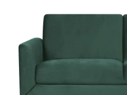 Sofa 3 personers FENES Velour Mørkegrøn