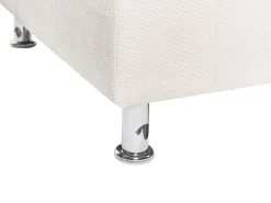 Sofa 3 personers FLORO Chenille Cremehvid
