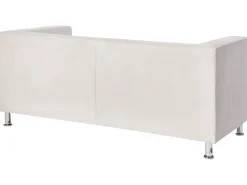 Sofa 3 personers FLORO Chenille Cremehvid