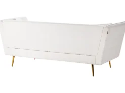 Sofa 3 personers FREDERICA Boucle Cremehvid
