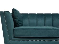 Sofa 3 personers GAULA Velour Blågrøn
