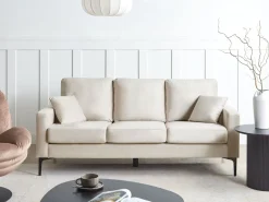 Sofa 3 personers GAVLE Lys Beige
