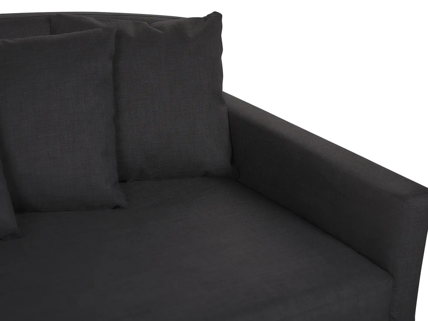 Sofa 3 personers GILJA Sort