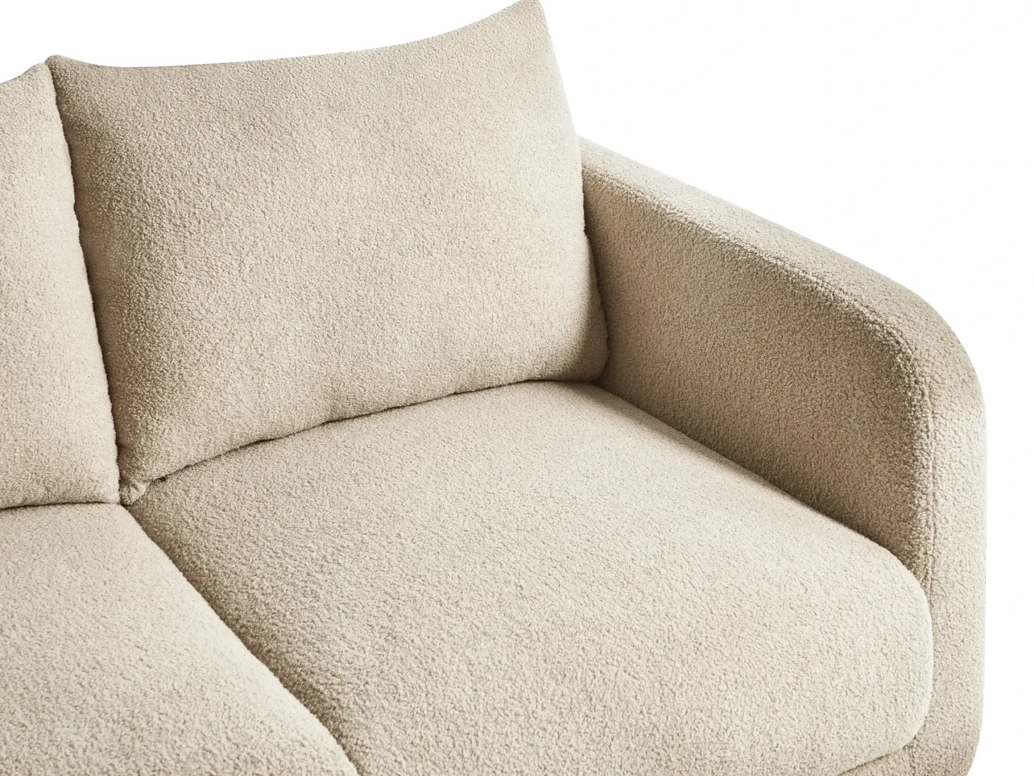 Sofa 2 personers GIMO Boucle Beige