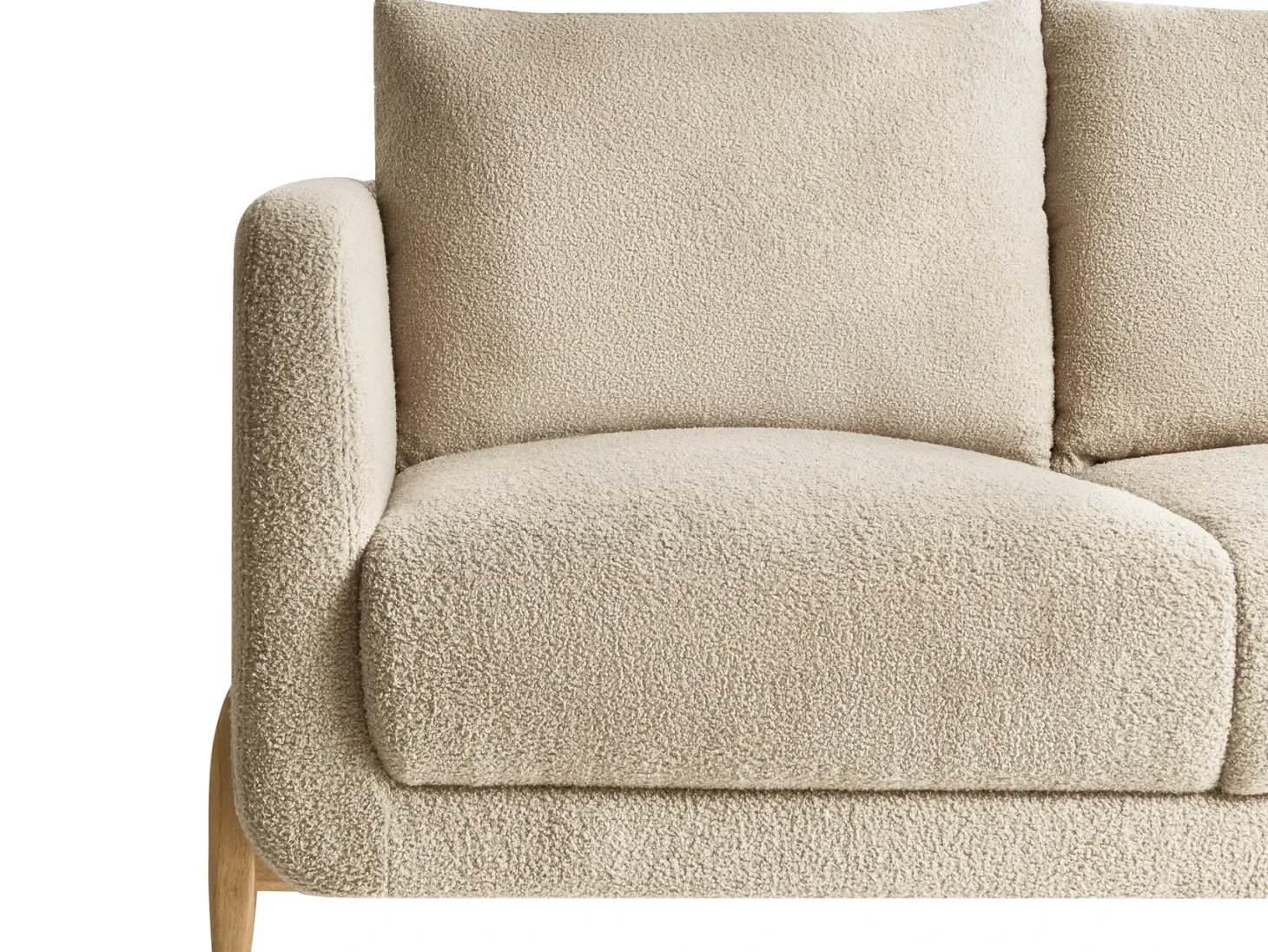 Sofa 2 personers GIMO Boucle Beige
