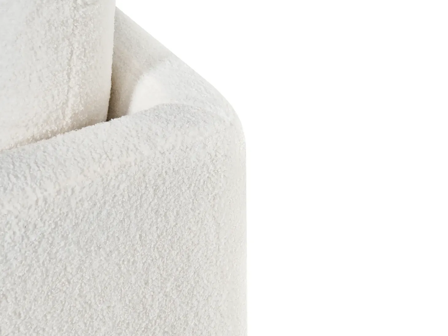 Sofa 2 personers GIMO Boucle Hvid