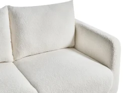 Sofa 2 personers GIMO Boucle Hvid