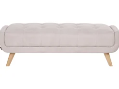 Sofa 2 personers HABO Brungrå med fodskammel
