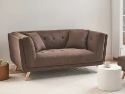 Sofa 2 personers HABO Mørkebrun