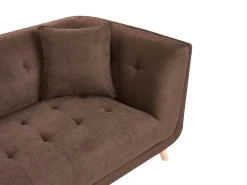 Sofa 2 personers HABO Mørkebrun