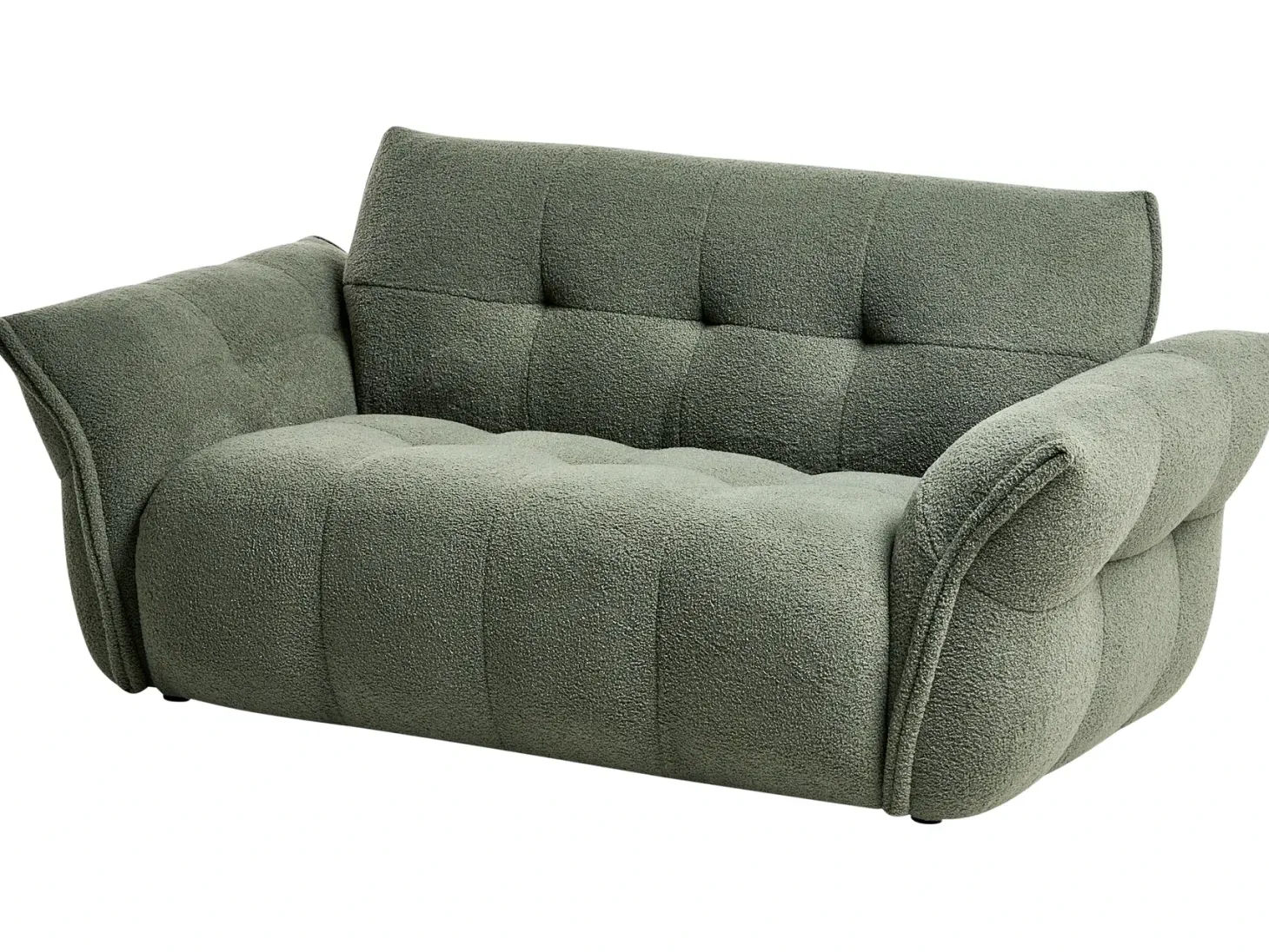 Sofa 2 personers HALBA Boucle Grøn