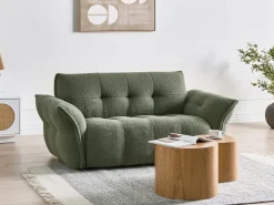 Sofa 2 personers HALBA Boucle Grøn