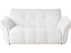Sofa 2 personers HALBA Boucle Hvid