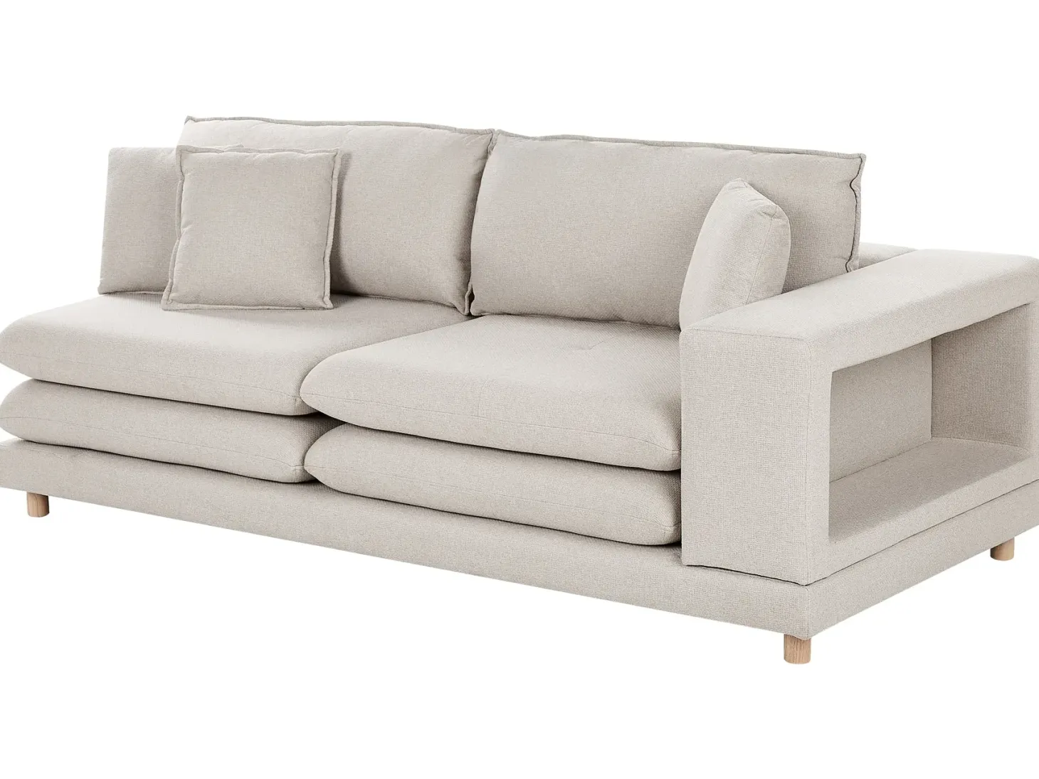 Sofa 2 personers HEDEN Beige med pude