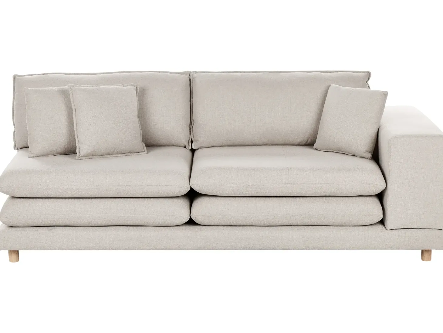 Sofa 2 personers HEDEN Beige med pude