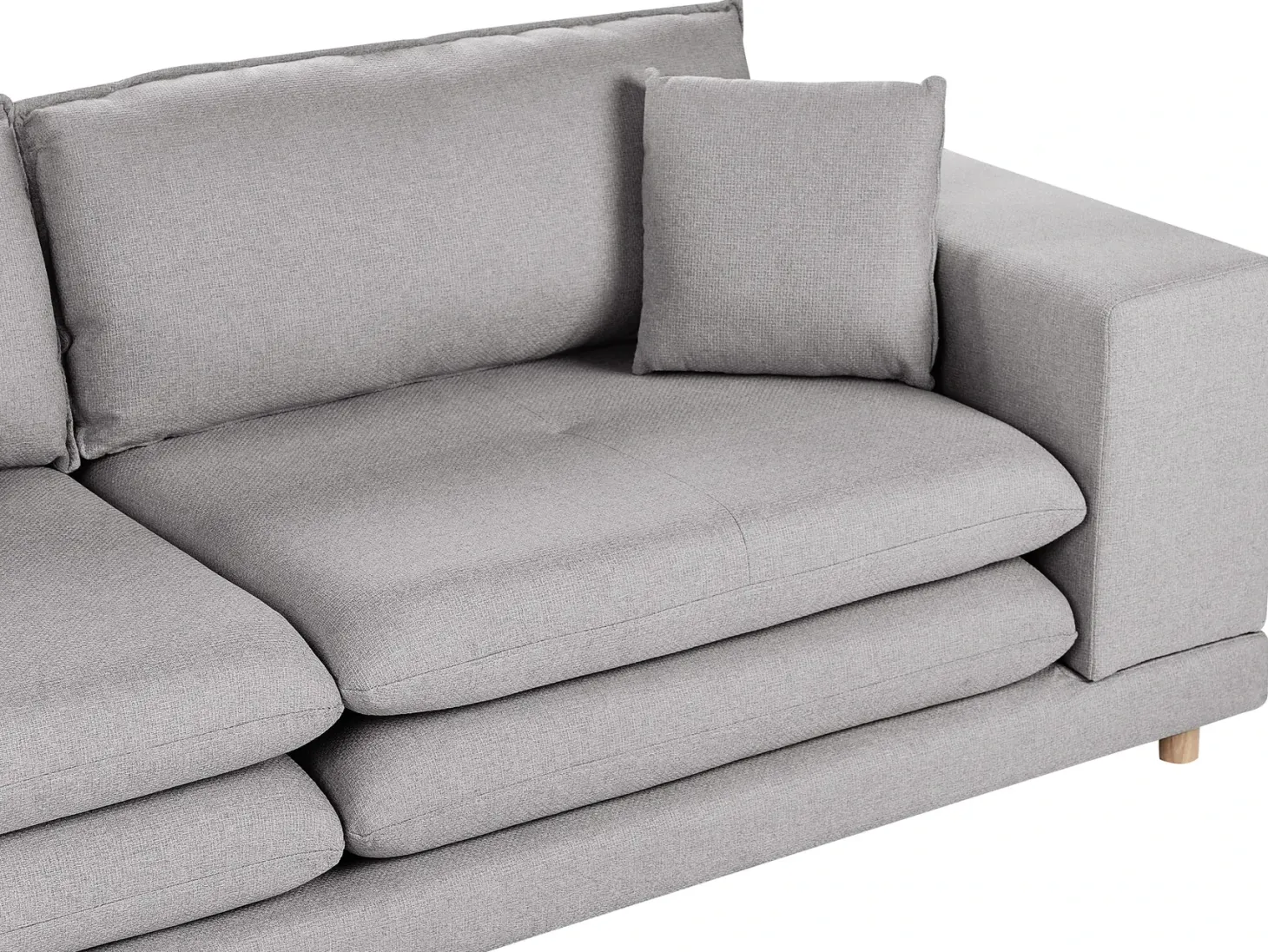 Sofa 2 personers HEDEN Grå med pude