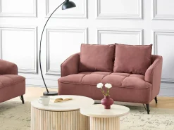Sofa 2 personers HOBRO Bordeaux