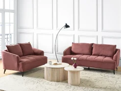 Sofa 2 personers HOBRO Bordeaux