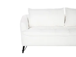 Sofa 3 personers HOBRO Boucle Hvid