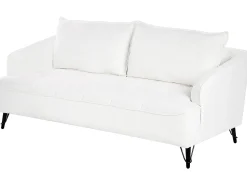 Sofa 3 personers HOBRO Boucle Hvid