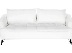 Sofa 3 personers HOBRO Boucle Hvid
