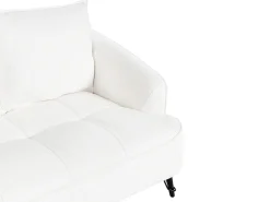 Sofa 2 personers HOBRO Boucle Hvid