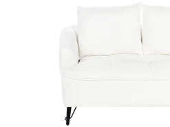 Sofa 2 personers HOBRO Boucle Hvid