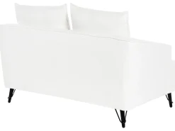 Sofa 2 personers HOBRO Boucle Hvid