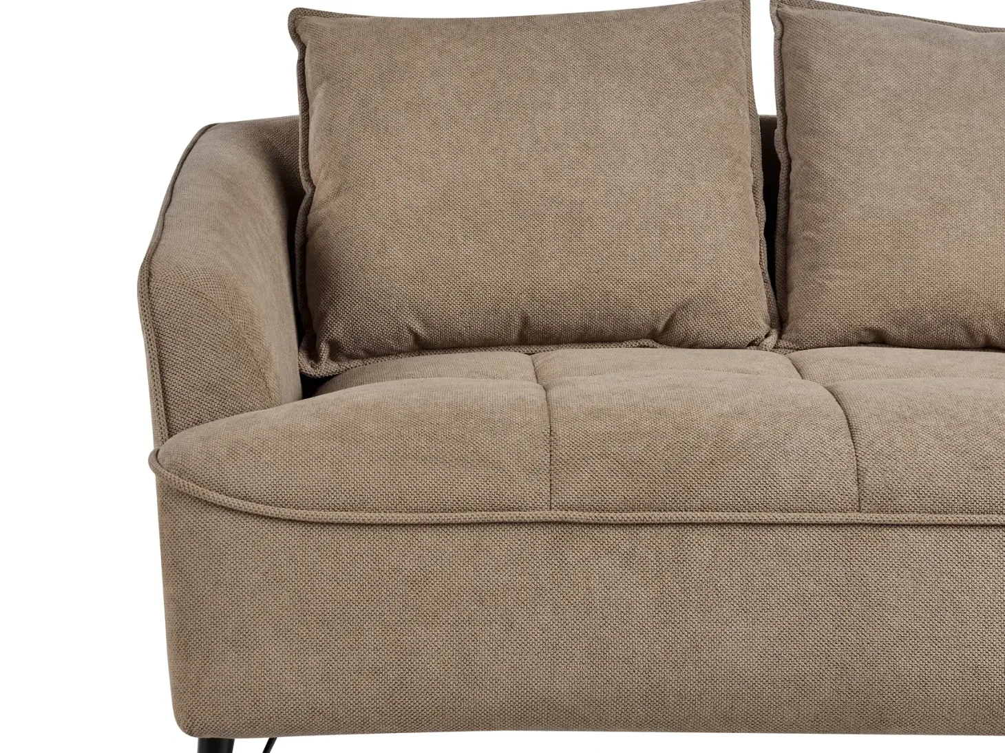 Sofa 2 personers HOBRO Lysebrun