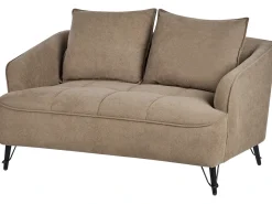 Sofa 2 personers HOBRO Lysebrun
