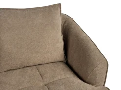 Sofa 2 personers HOBRO Lysebrun