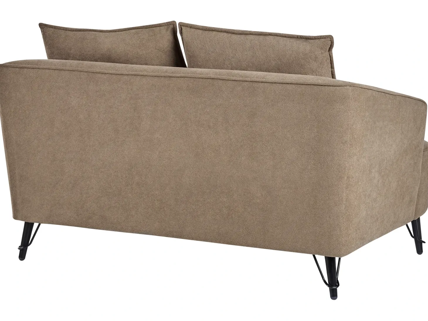 Sofa 2 personers HOBRO Lysebrun