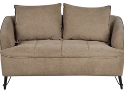 Sofa 2 personers HOBRO Lysebrun