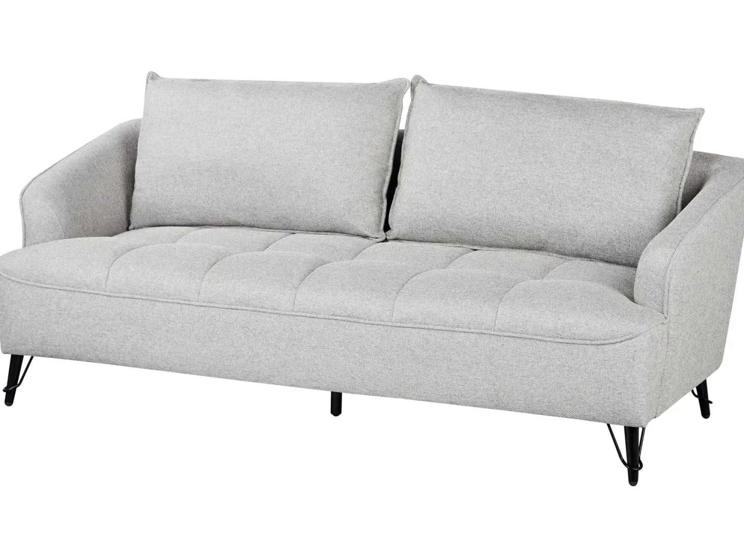 Sofa 3 personers HOBRO Lysegrå