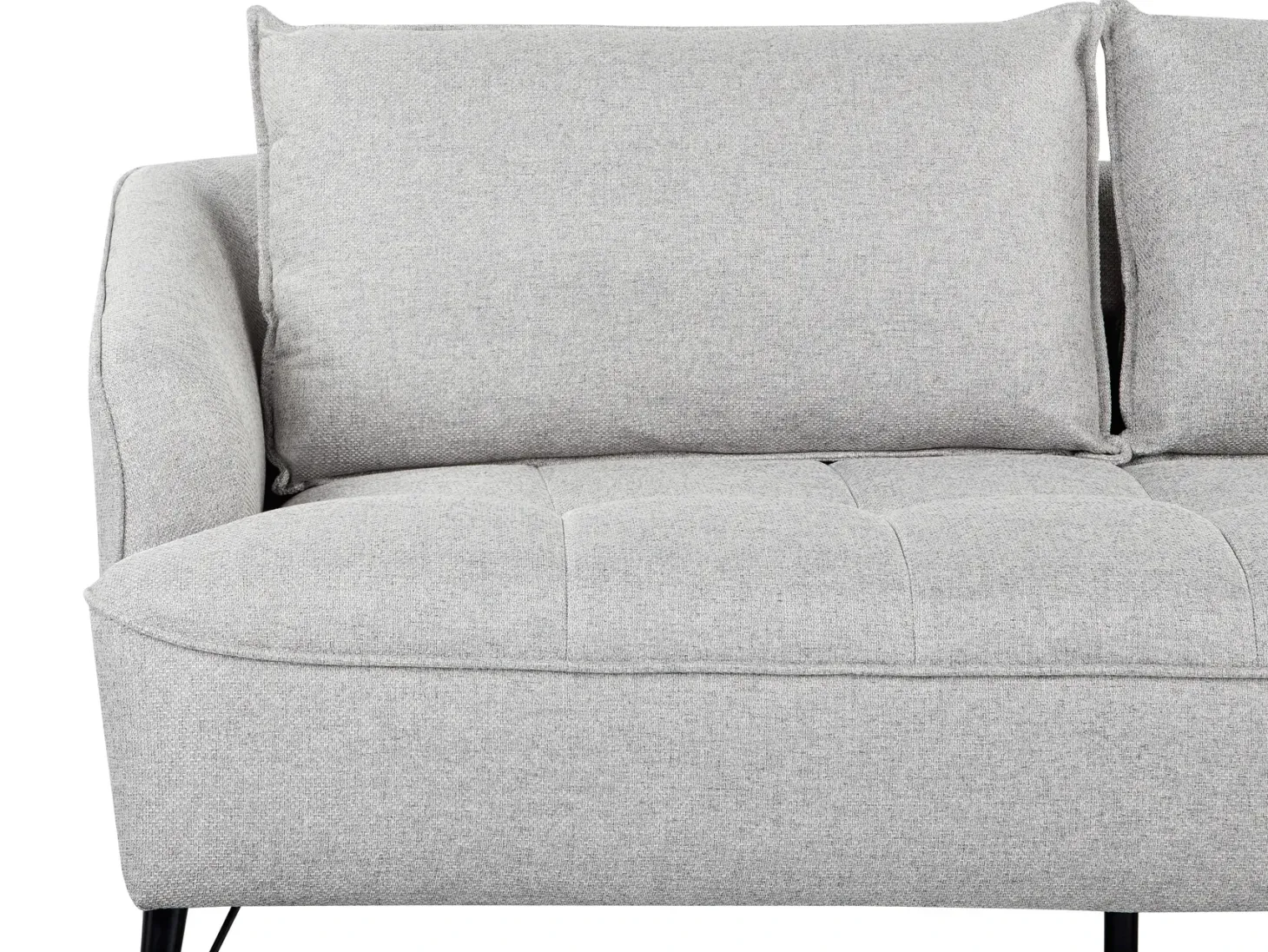 Sofa 3 personers HOBRO Lysegrå