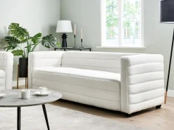 Sofa 3 personers HOFN Boucle Cremehvid