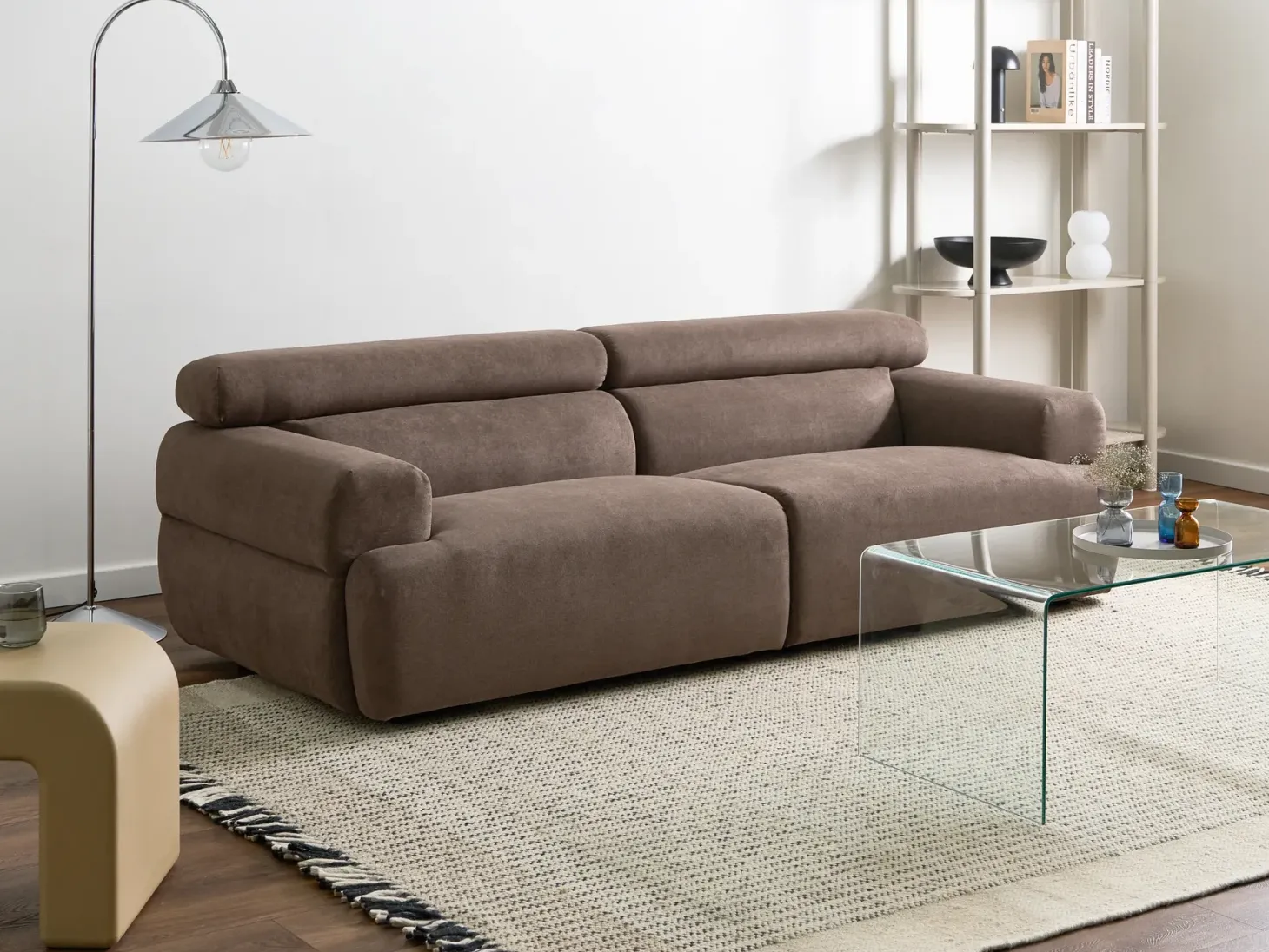Sofa 3 personers HOVDEN Brun