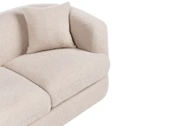Sofa 2 personers HUSBY Boucle Beige
