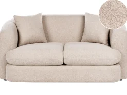 Sofa 2 personers HUSBY Boucle Beige