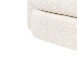 Sofa 2 personers HUSBY Boucle Cremehvid