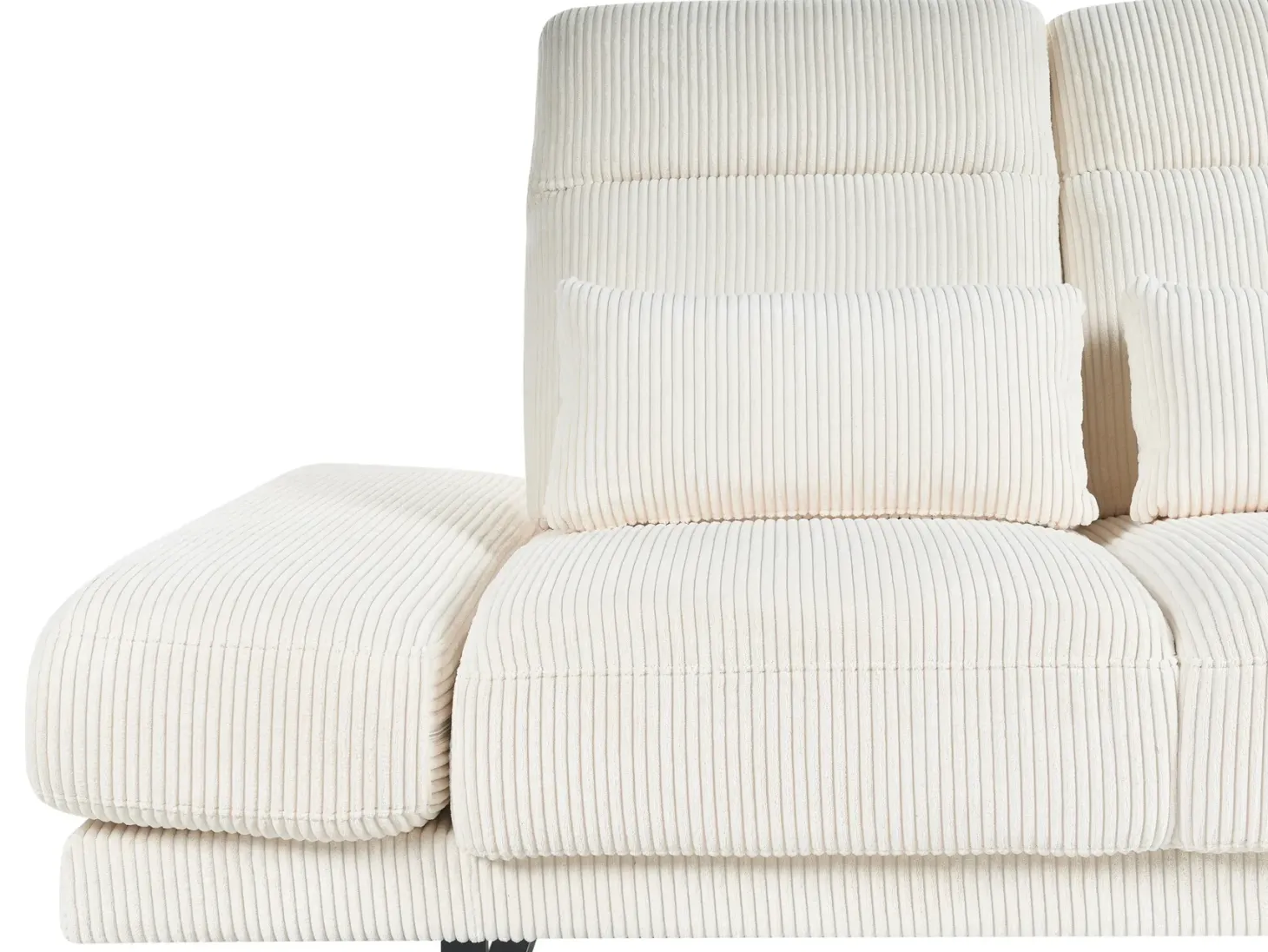 Sofa 3 personers IKAST Fløjl Lys Beige