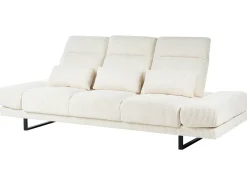 Sofa 3 personers IKAST Fløjl Lys Beige