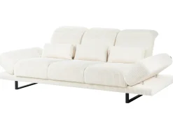 Sofa 3 personers IKAST Fløjl Lys Beige