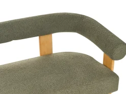 Sofa 2 personers ILBRO Boucle Grøn/ Lysebrun