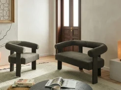 Sofa 2 personers ILBRO Boucle Mørkegrøn