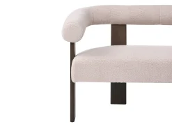 Sofa 2 personers ILBRO Boucle Mørkebrun/beige